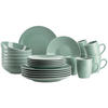 KOMBISERVICE Elissa 24-teilig  - Grün, Basics, Keramik (46,5/33/32cm) - Mäser