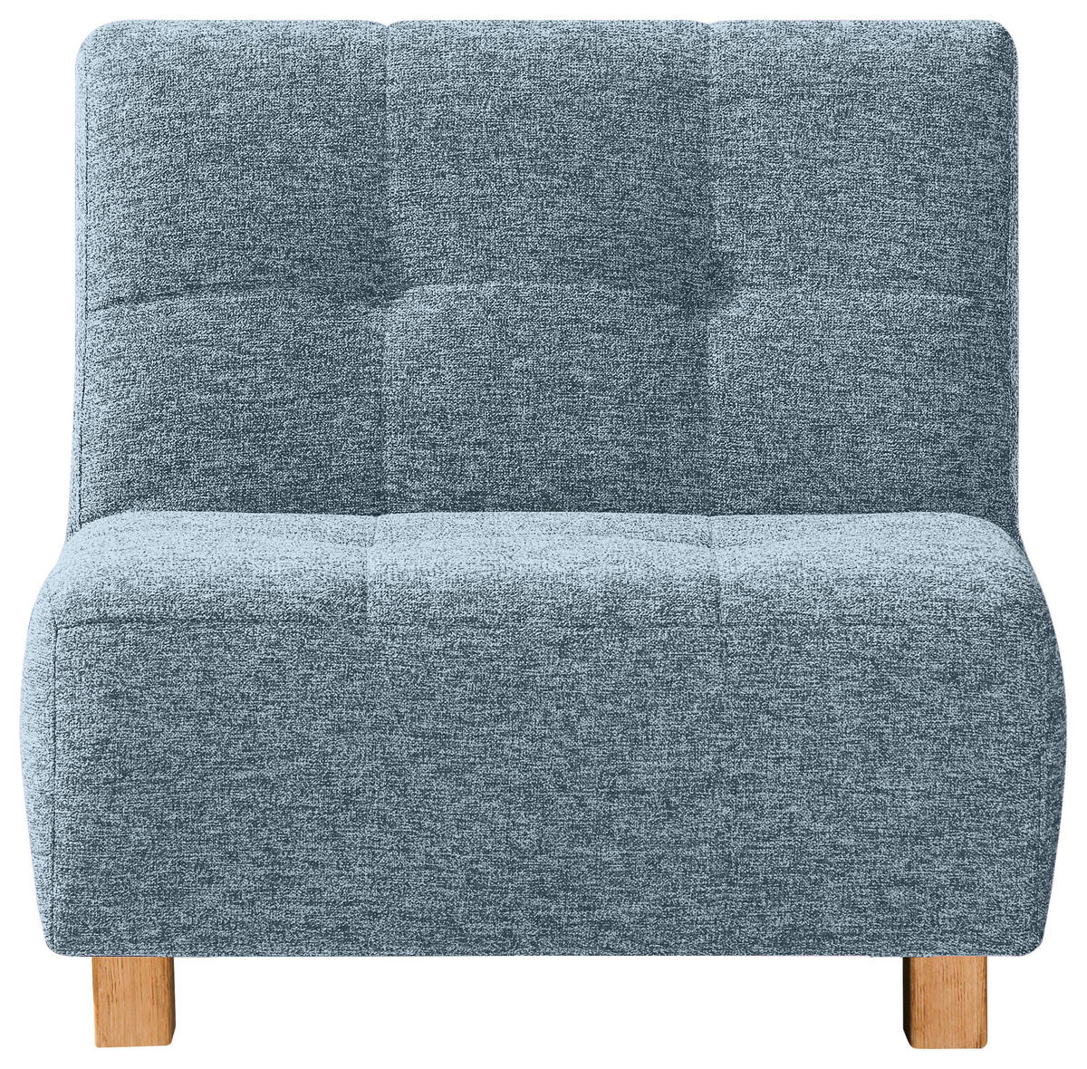SCHLAFSESSEL in Flachgewebe Hellblau  - Naturfarben/Hellblau, Design, Holz/Textil (85/92/102cm) - Novel
