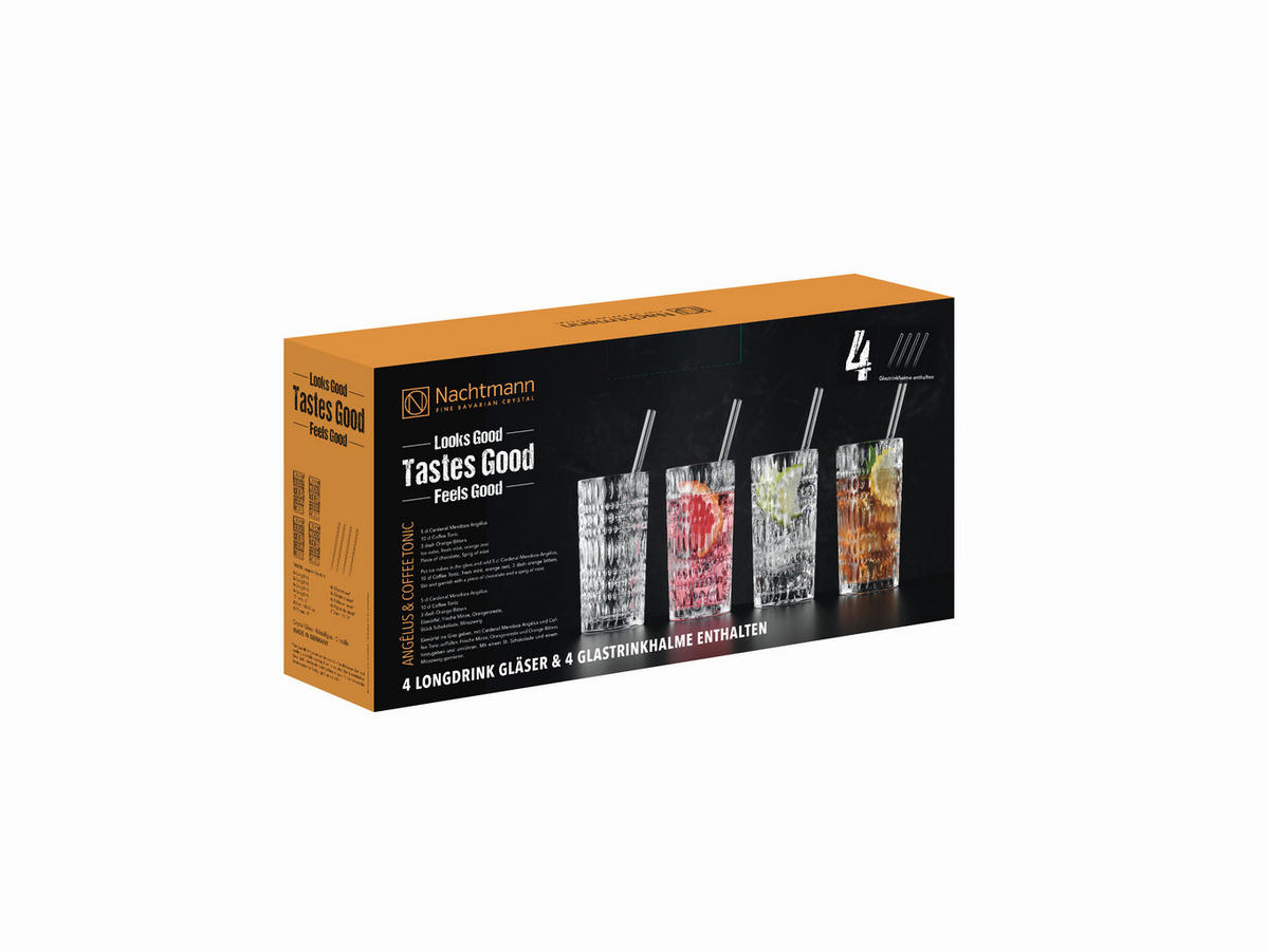 GLÄSERSET Nachtmann 8-teilig  - Klar, Lifestyle, Glas (8,6/17,0/32,7cm) - Nachtmann