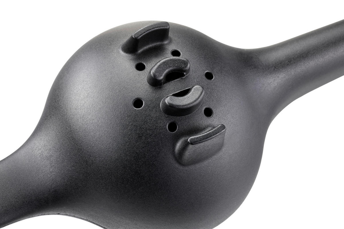 ZITRONENPRESSE LEMON PRO  - Edelstahlfarben/Schwarz, Basics, Kunststoff/Metall (27/9,7/8,7cm) - Gefu