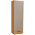 GARDEROBENSCHRANK 60/193/37 cm  - Taupe/Eichefarben, Design, Holz/Holzwerkstoff (60/193/37cm) - Novel