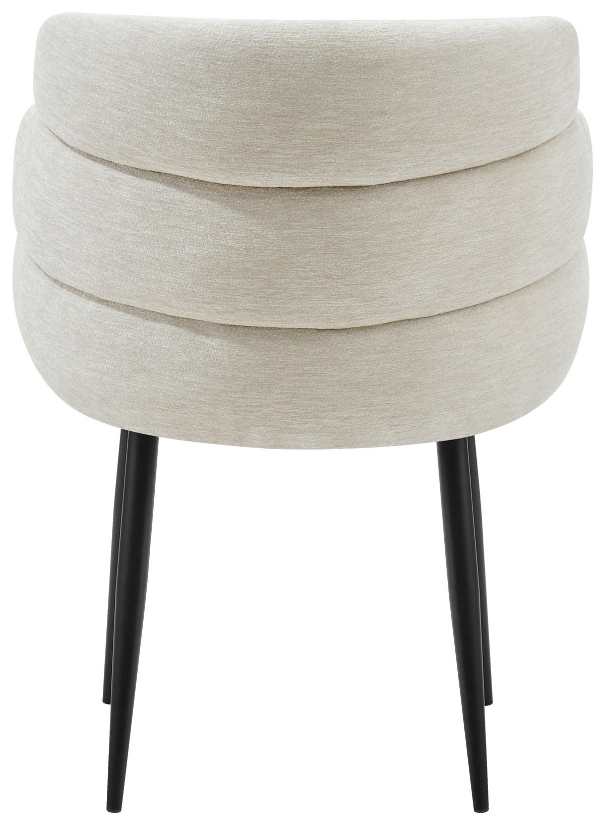 VIERFUßSTUHL - Beige/Schwarz, MODERN, Holz/Textil (60,5/82/61cm) - Livetastic