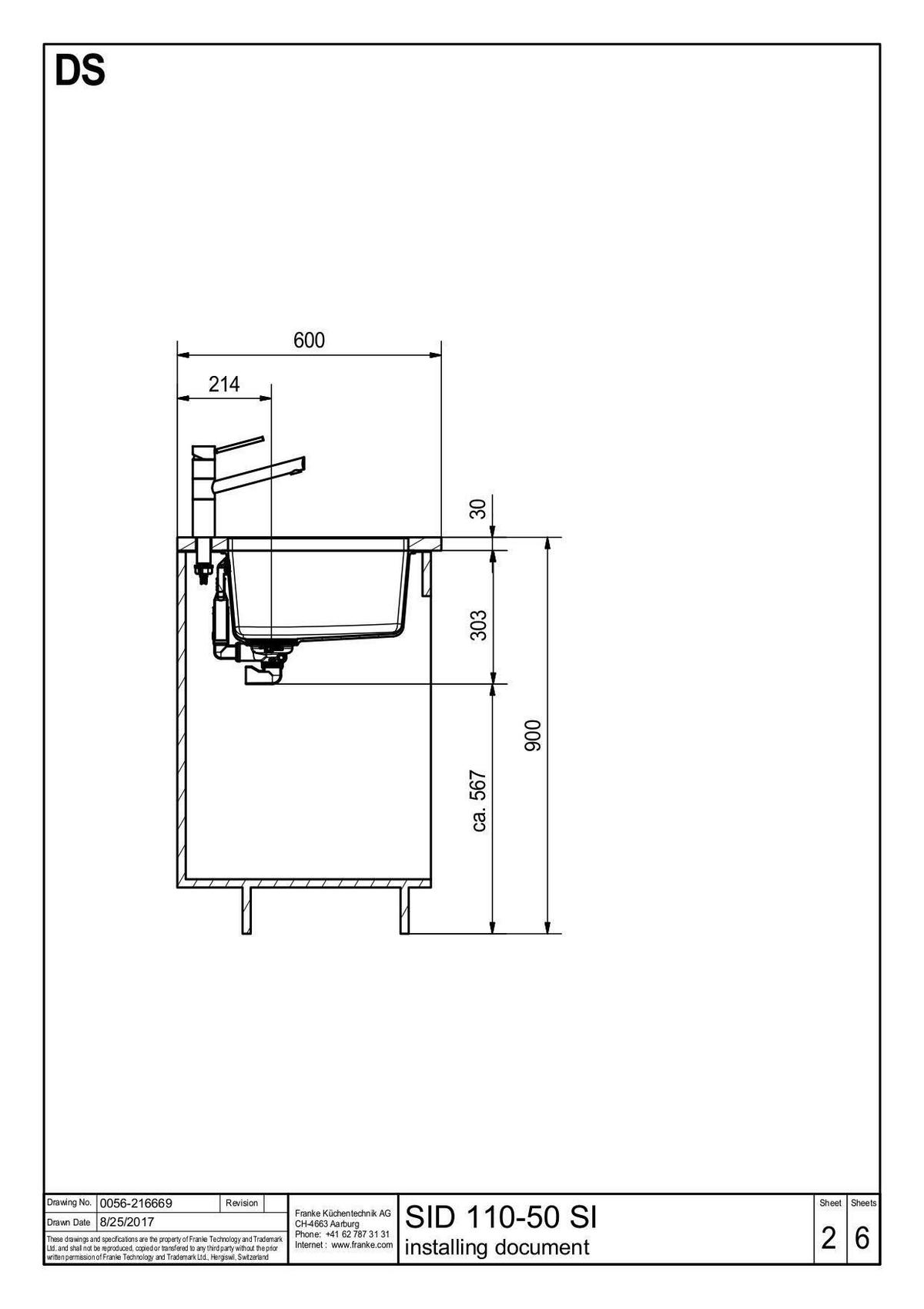 EINBAUABFALLSAMMLER 2 x 18 l  Metall, Kunststoff  - Edelstahlfarben/Grau, Basics, Kunststoff/Metall (56,0-56,8/36,0/39,9cm) - Franke