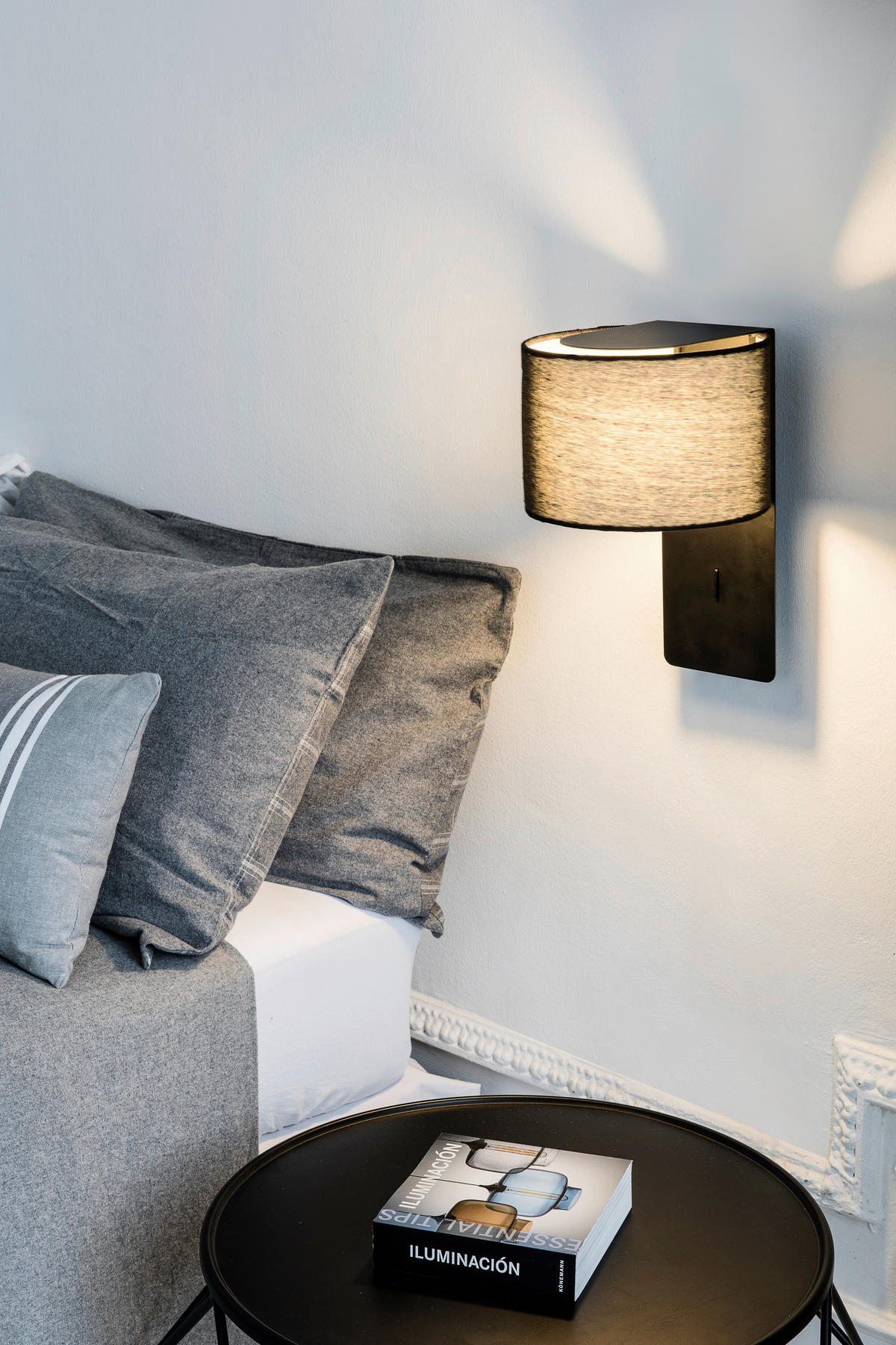 WANDLEUCHTE 20/22/30 cm   - Schwarz, Design, Metall (20/22/30cm)