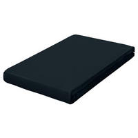 TOPPER-SPANNLEINTUCH 180-200/200-220 cm Jersey  - Schwarz, Basics, Textil (180-200/200-220cm) - Schlafgut