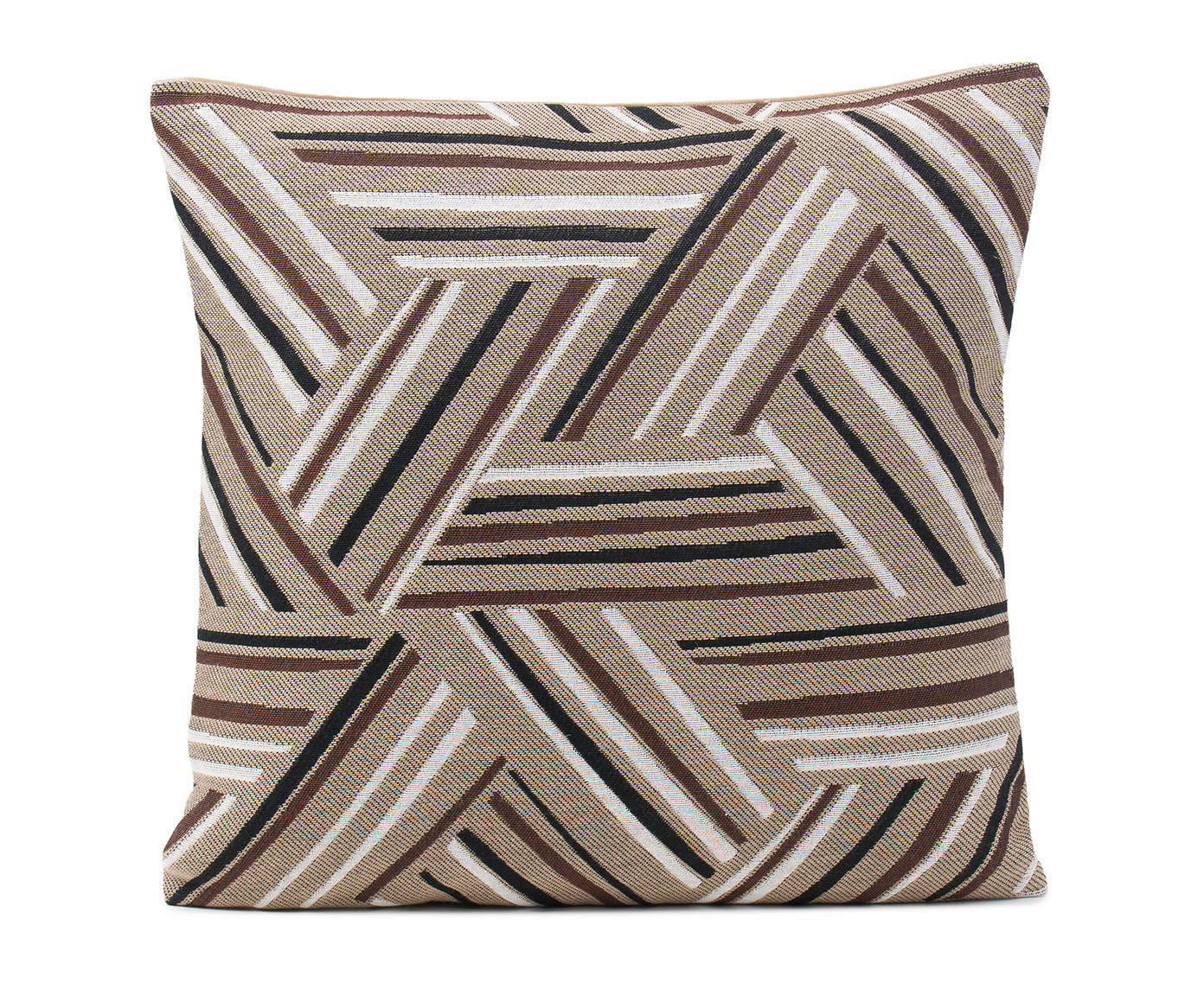 KISSENHÜLLE STAKKATO 40/40 cm  - Schlammfarben, Design, Textil (40/40cm) - Dieter Knoll