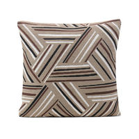 KISSENHÜLLE STAKKATO 40/40 cm  - Schlammfarben, Design, Textil (40/40cm) - Dieter Knoll