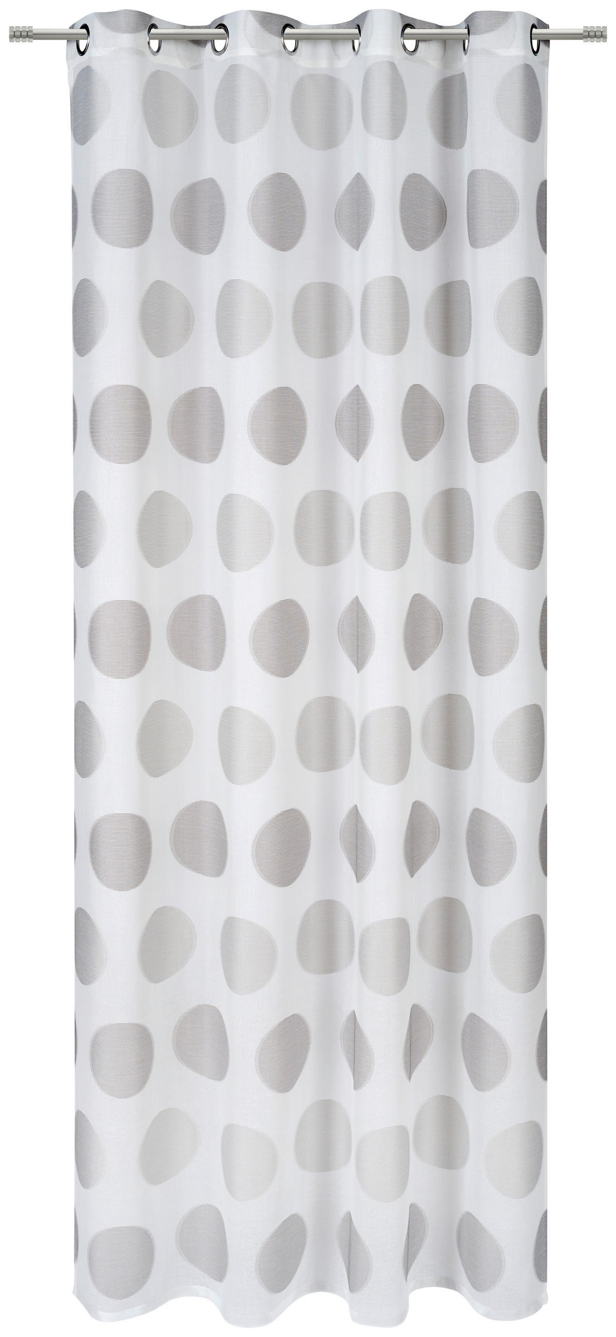 ÖLJETTLÄNGD halvtransparent  - grå, Design, textil (140/245cm) - Esposa