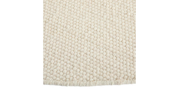 HANDWEBTEPPICH 160 cm Naturfarben rund  - Naturfarben, Natur, Textil (160cm) - Linea Natura