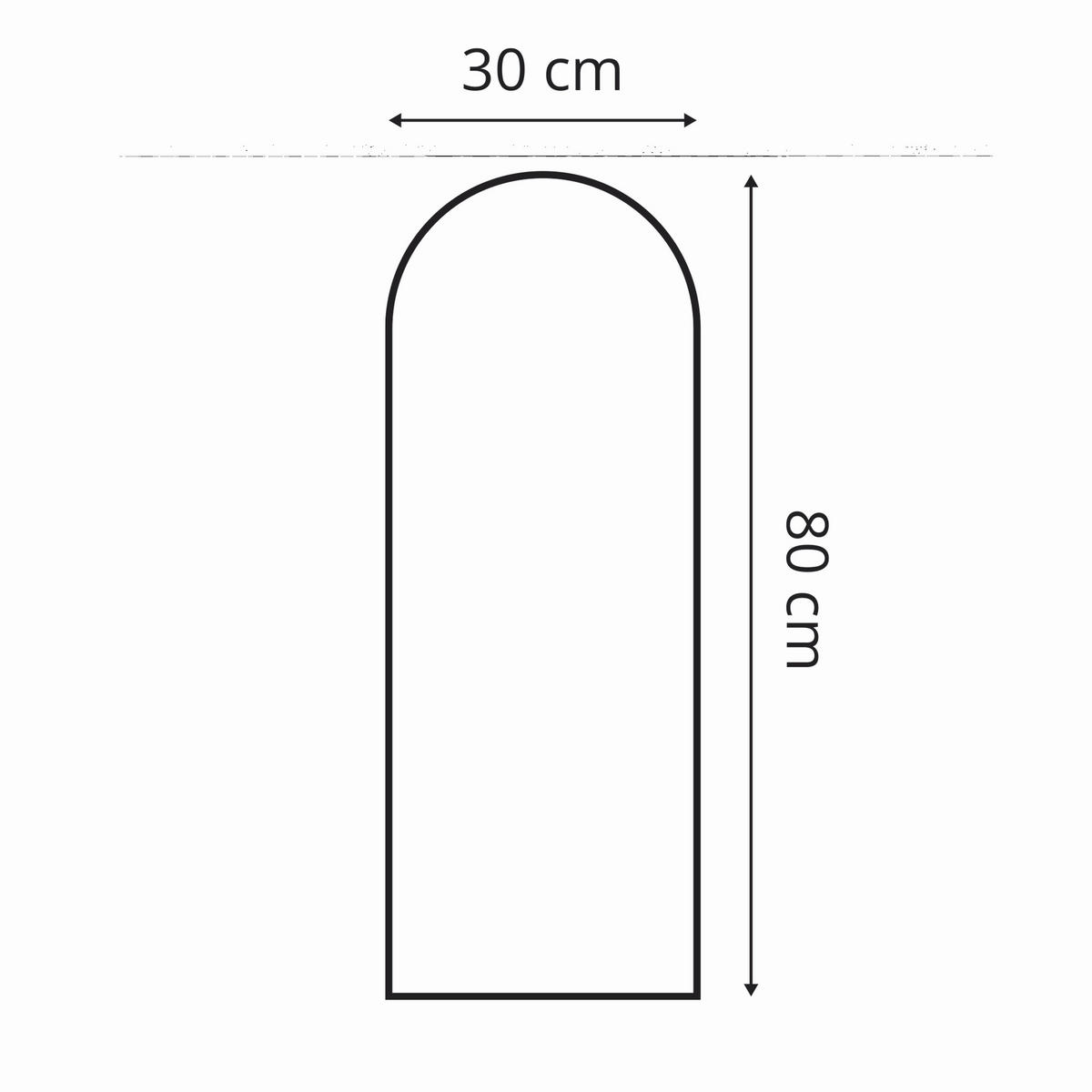 WANDPANEEL 30/80/2.5 cm  - Mintgrün, Basics, Kunststoff/Textil (30/80/2.5cm)