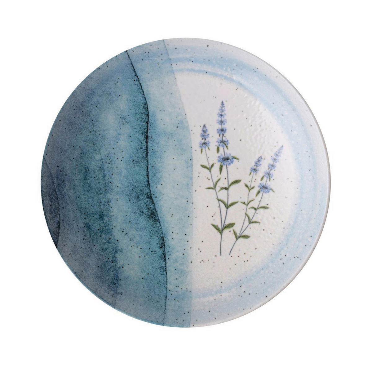 KOMBISERVICE Blau, Hellblau 24-teilig 6 Personen  - Blau/Hellblau, Basics, Keramik (25cm)