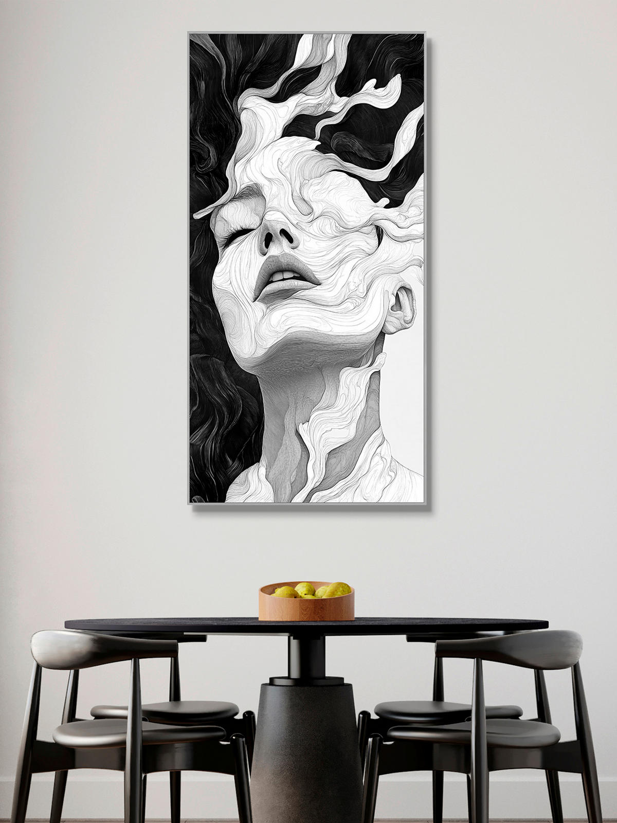 GLASBILD 70/140 cm  - Silberfarben/Multicolor, Design, Glas/Holzwerkstoff (70/140cm) - Monee