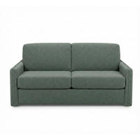 SCHLAFSOFA Webstoff Dunkelgrün  - Dunkelgrün/Schwarz, KONVENTIONELL, Kunststoff/Textil (180/86/100cm) - Xora