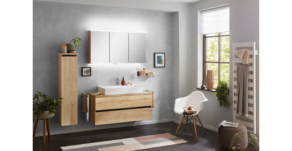 WASCHTISCHKOMBI 121 cm - Weiß, MODERN, Keramik/Holzwerkstoff (121cm) - Dieter Knoll
