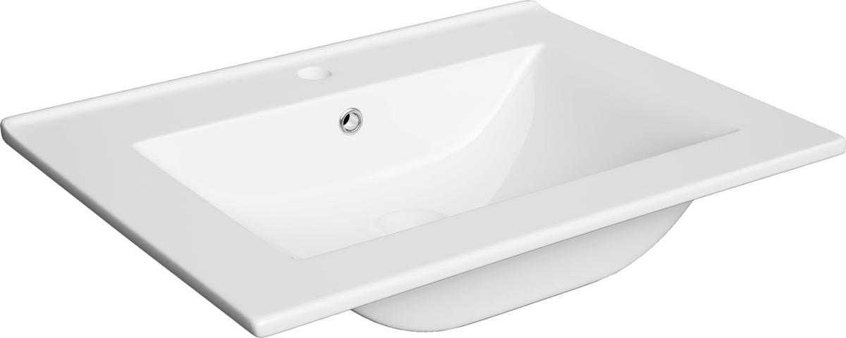 WASCHTISCHKOMBI 62 cm  - Eichefarben/Anthrazit, MODERN, Keramik/Holzwerkstoff (62cm) - MID.YOU