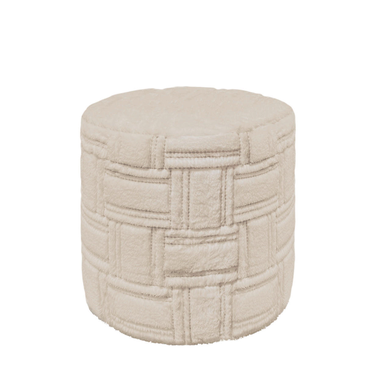 TABURE tekstil  bež        - bež/crna, Moderno, tekstil (38/38cm)