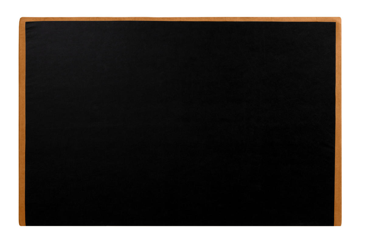 BOXSPRINGBETT 180/200 cm  in Currygelb  - Chromfarben/Currygelb, Design, Textil/Metall (180/200cm) - Welnova
