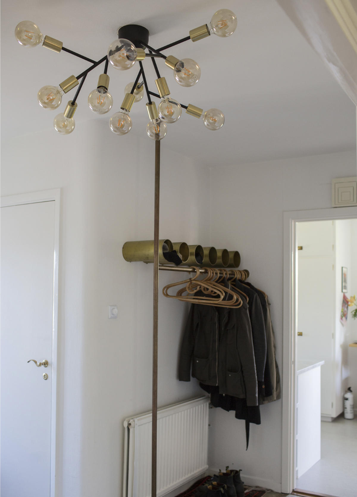 DECKENLEUCHTE  72/28 cm    - Messingfarben/Schwarz, LIFESTYLE, Metall (72/28cm) - By Rydéns