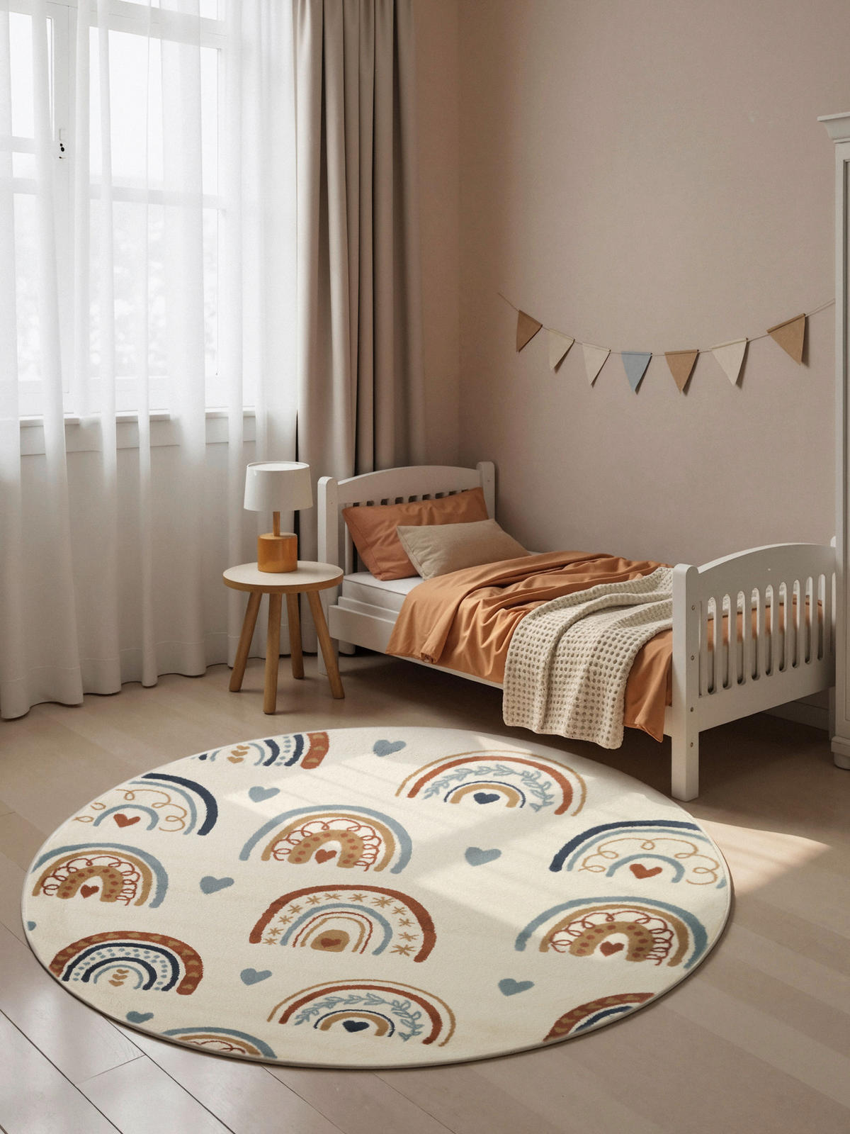 KINDERTEPPICH 160 cm Adventures Regenbogen  - Multicolor/Creme, Design, Kunststoff/Textil (160cm) - Hanse Home