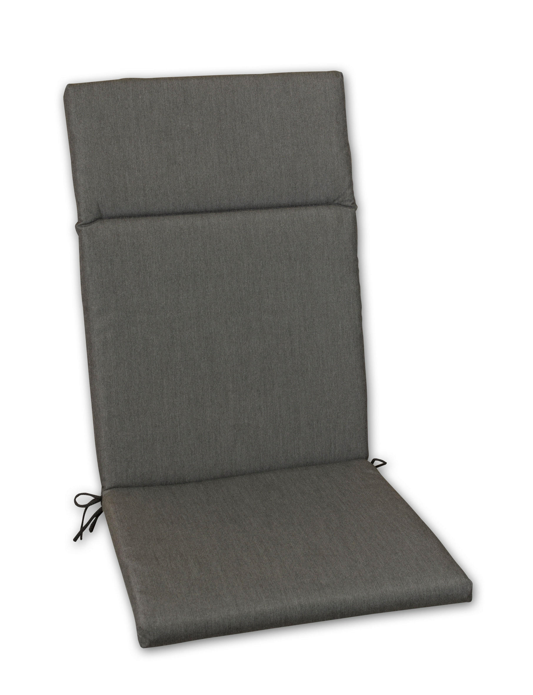 SESSELAUFLAGE Uni  - Graphitfarben, Design, Textil (50/4/120cm)