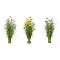 Iarbă Decorativă - lila/roz aprins, Lifestyle, plastic/metal (100cm)