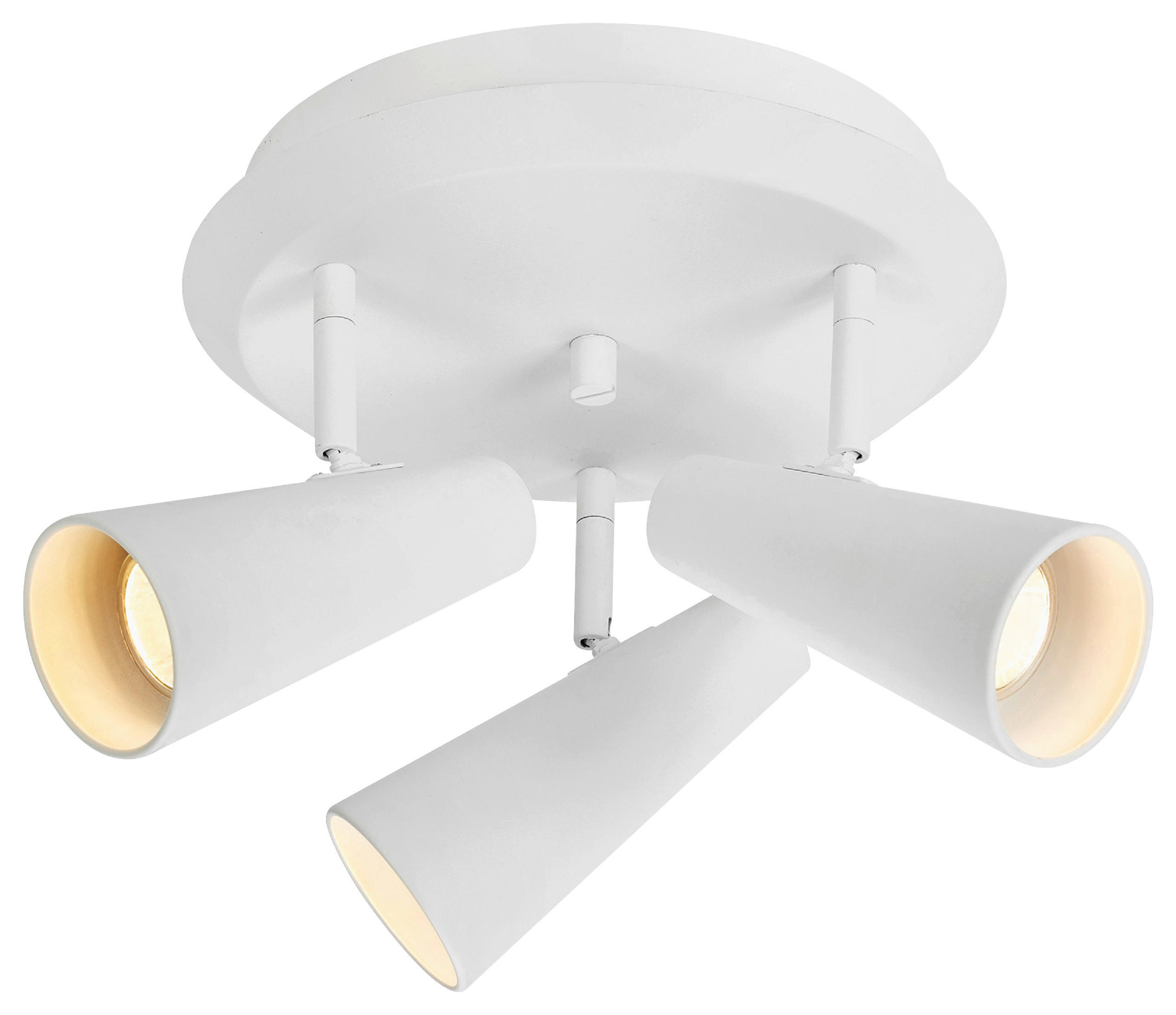 DECKENLEUCHTE Crest 36/20 cm   - Weiß, Basics, Metall (36/20cm) - Markslöjd