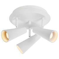 DECKENLEUCHTE Crest 36/20 cm   - Weiß, Basics, Metall (36/20cm) - Markslöjd