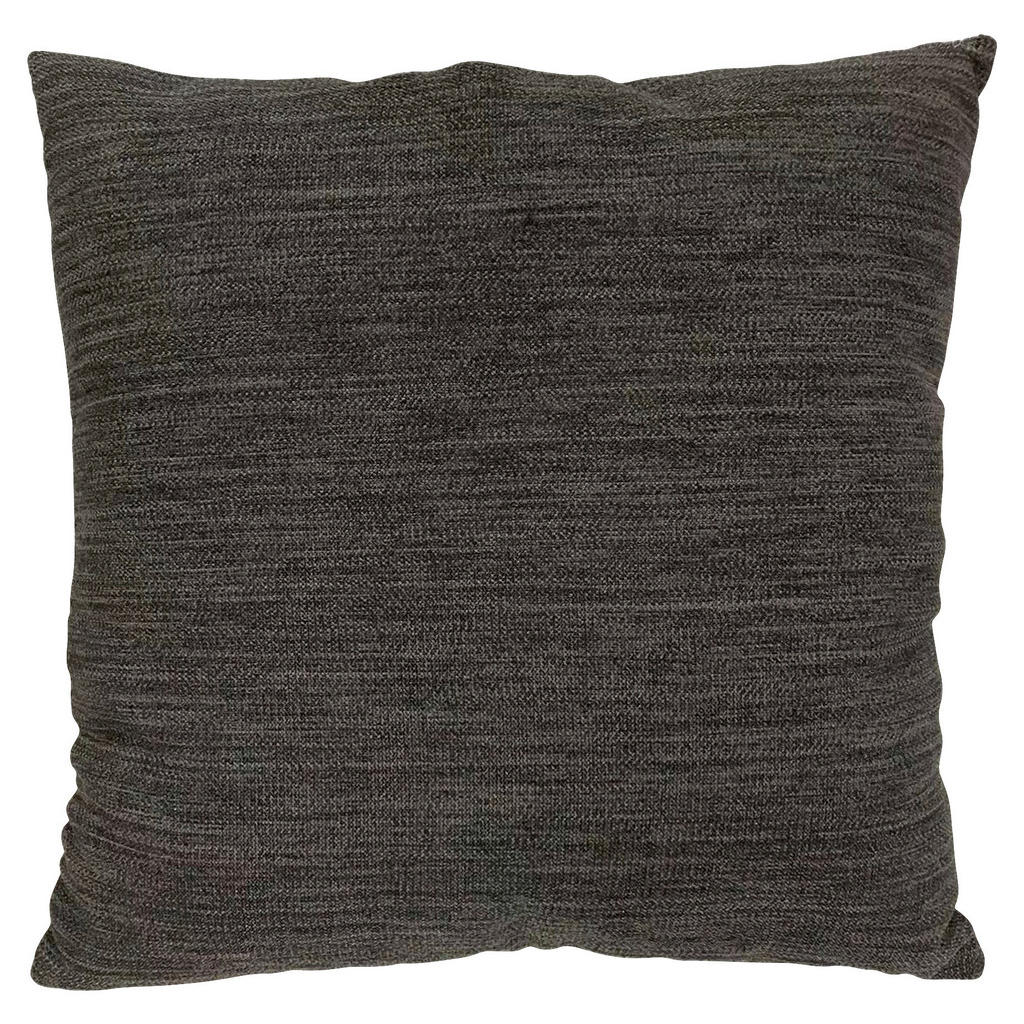 Zierkissen Carmina II 45x45 cm Polyester Anthrazit mit Zipp