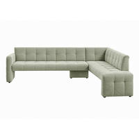 KLUPA KUTNA  boje mente  drvo, tekstil, drvni materijal      - boje mente/crna, Moderno, drvni materijal/drvo (265/197cm) - Livetastic