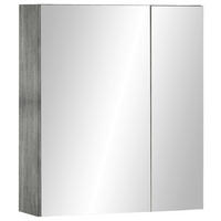 SPIEGELSCHRANK 60/70/20 cm  - Eiche grau, MODERN, Glas/Holzwerkstoff (60/70/20cm) - MID.YOU