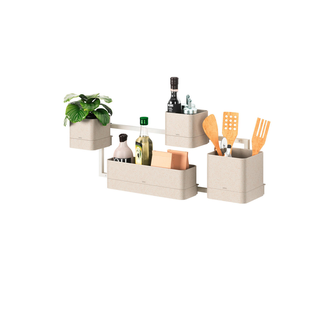 PFLANZENTOPF   - Multicolor, Basics, Naturmaterialien/Kunststoff (36/18/72cm) - Umbra