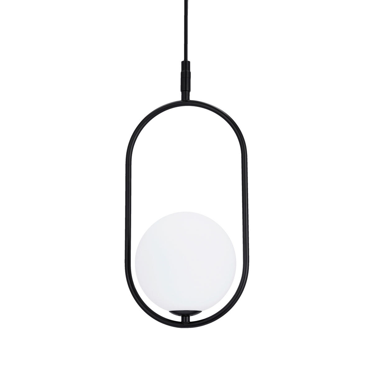 PENDELLAMPA Cordel 18.5/15/120 cm  - vit/svart, Design, metall (18.5/15/120cm)
