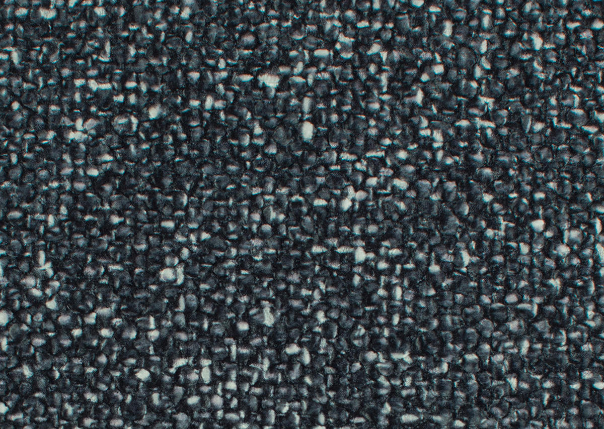 ECKSOFA in Bouclé Schwarz  - Schwarz, Natur, Textil/Metall (288/233cm) - Valnatura