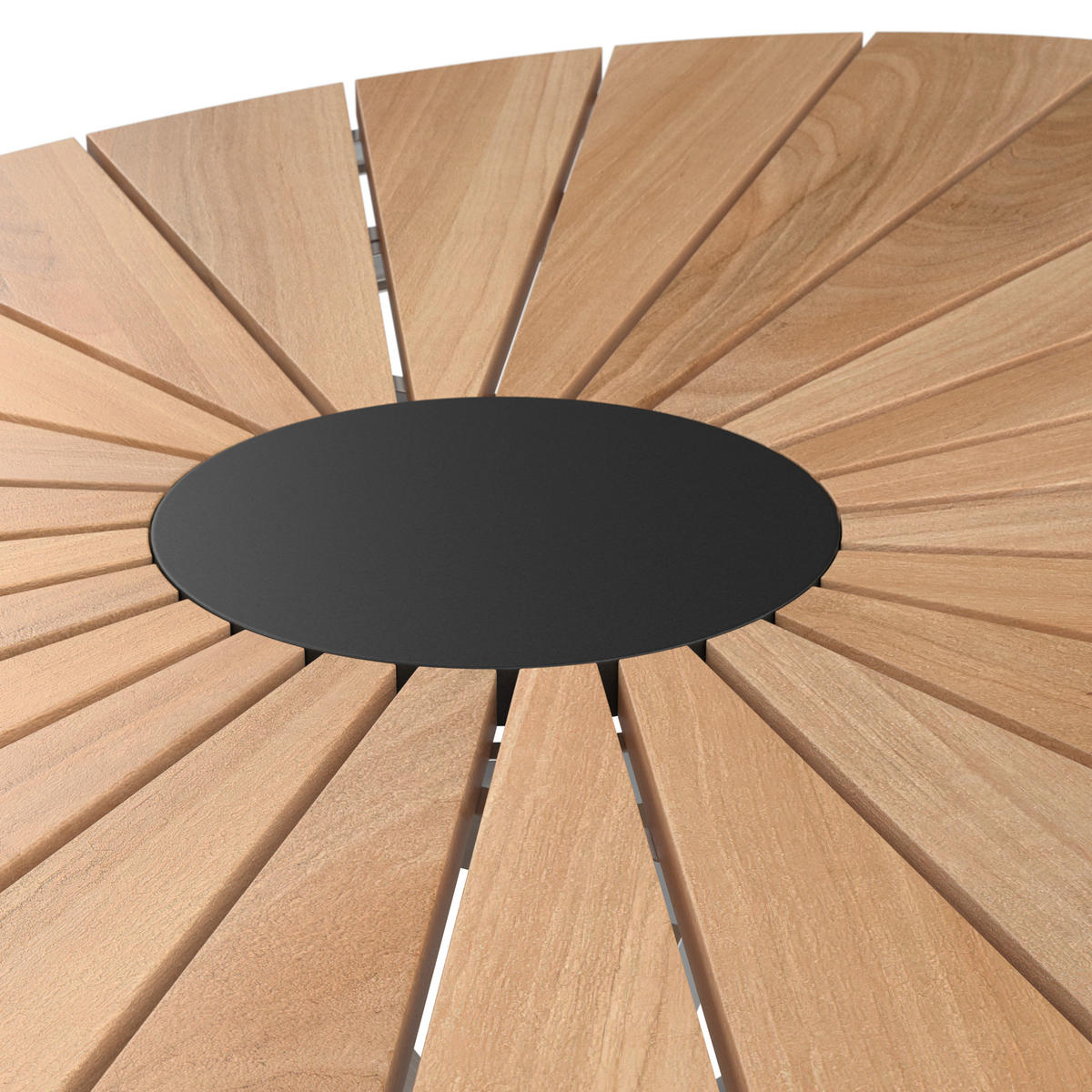 STOL VRTNI     prirodne boje  drvo, metal  - prirodne boje/boje oplemenjenog čelika, Moderno, drvo/metal (200/75/120cm) - Ambia Garden