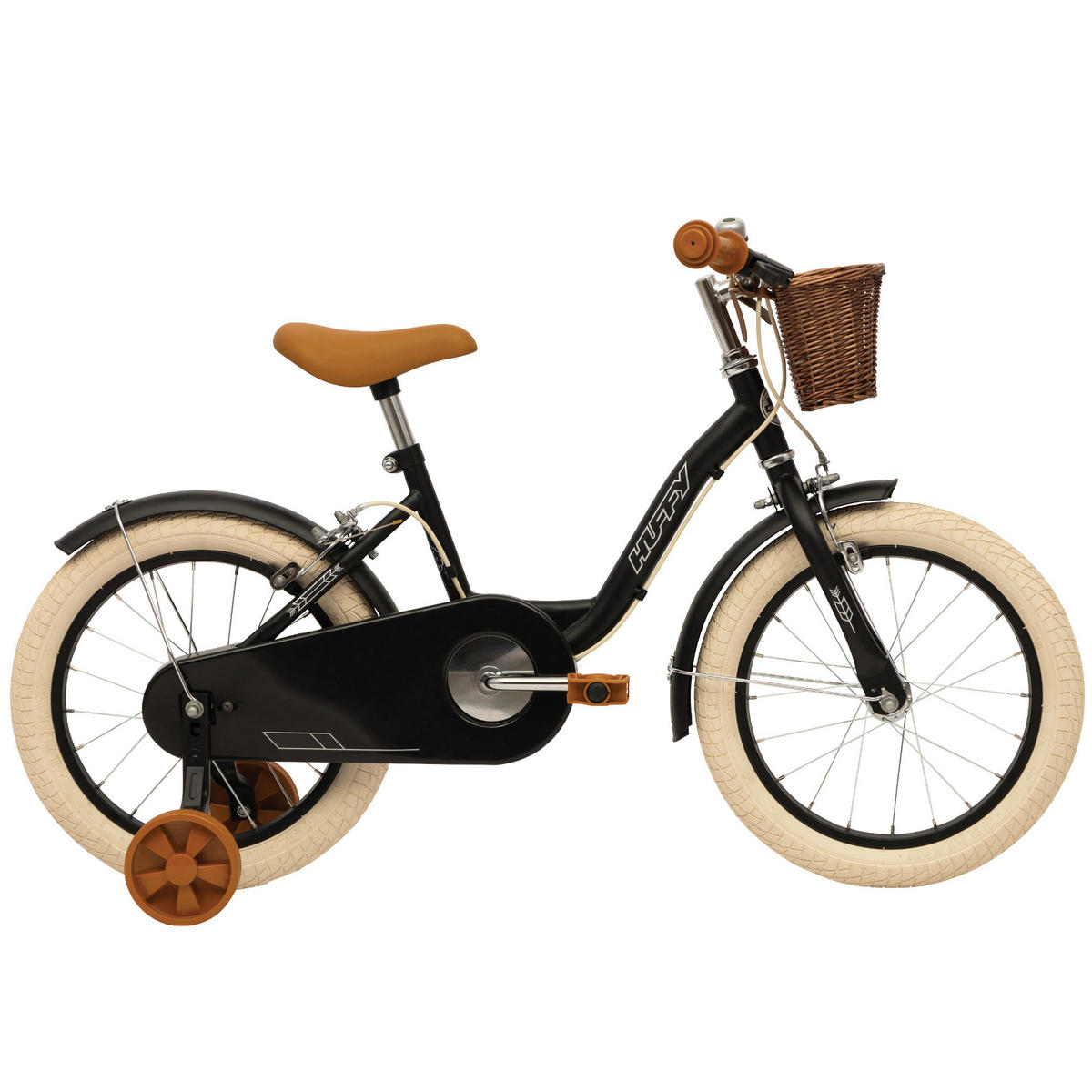 KINDERFAHRRAD 16 Zoll  - Schwarz, Basics, Metall (47/71,5/110,5cm)