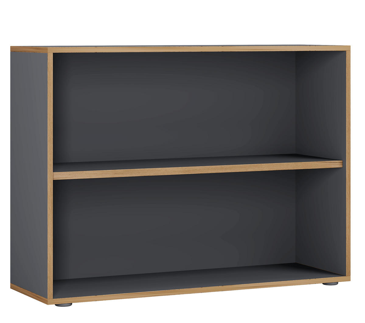 AKTENREGAL 100/74/33 cm  - Honigeiche/Anthrazit, Design, Holzwerkstoff/Kunststoff (100/74/33cm) - MID.YOU