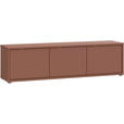 LOWBOARD  in 154,2/42,5/34,9 cm  - Terracotta/Grau, MODERN, Holzwerkstoff/Kunststoff (154,2/42,5/34,9cm) - Carryhome