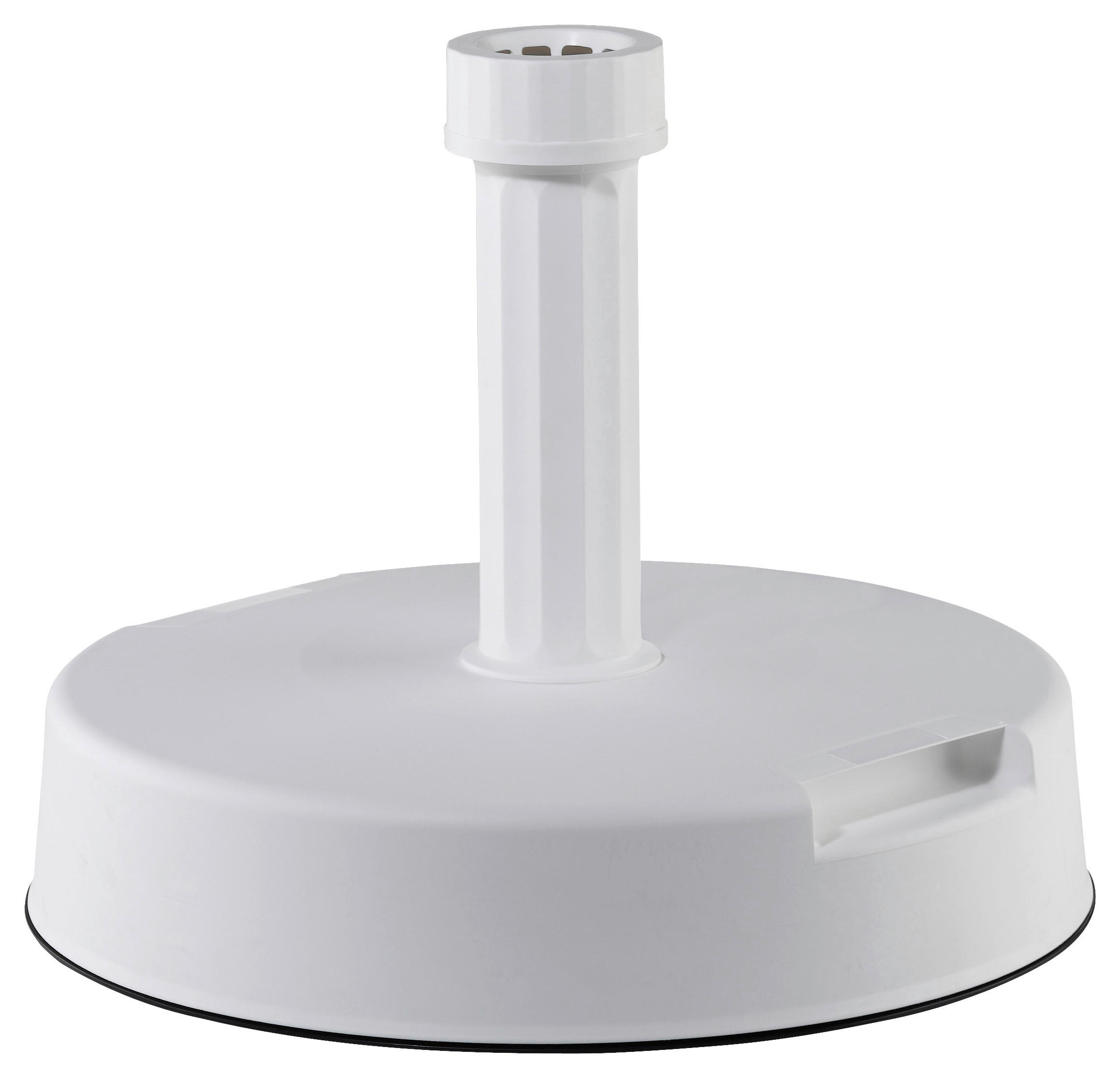 SONNENSCHIRMSTÄNDER - Weiß, Basics, Kunststoff/Stein (40/9/40cm) - Jan Kurtz