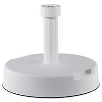 SONNENSCHIRMSTÄNDER Zement Weiß  - Weiß, Basics, Kunststoff/Stein (40/9/40cm) - Jan Kurtz