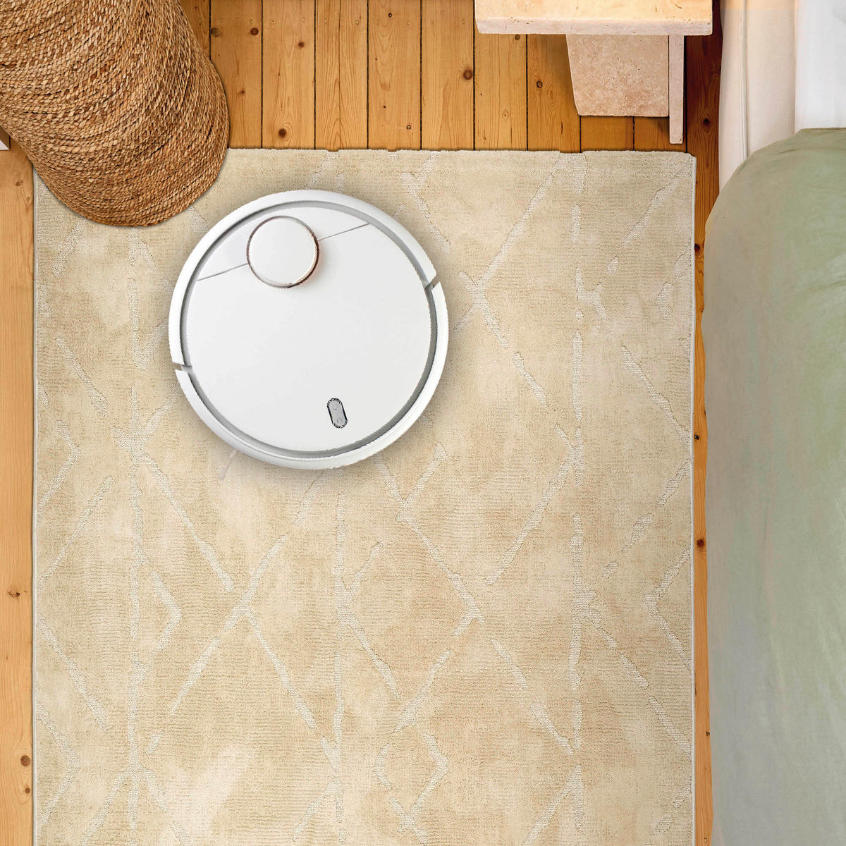 WEBTEPPICH 133/190 cm Lou Creme rechteckig  - Creme, Basics, Kunststoff/Textil (133/190cm) - Astra