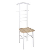 NĚMÝ SLUHA - bílá/barvy dubu, Basics, kov/kompozitní dřevo (46/119/50cm) - Carryhome
