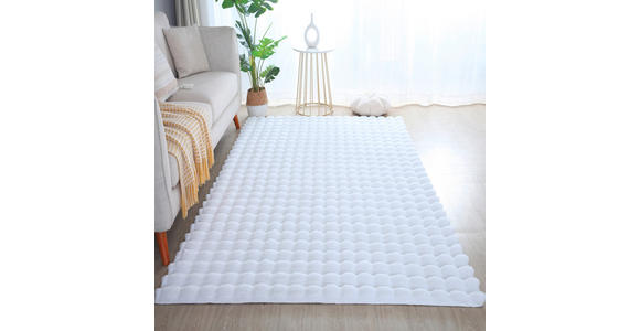 HOCHFLORTEPPICH 80/150 cm Ambiance Weiß - Weiß, Basics, Textil (80/150cm) - Novel