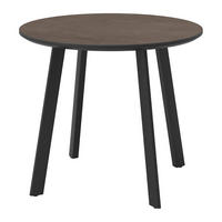 GARTENTISCH 90/90/75 cm Metall, Glas, Keramik rund  - Anthrazit, Design, Glas/Keramik (90/90/75cm) - Ambia Garden