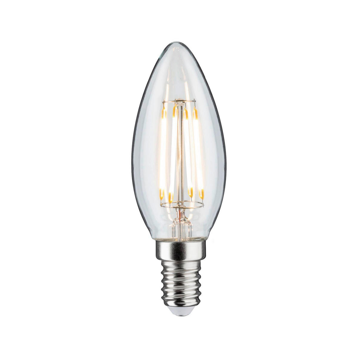 LED-LEUCHTMITTEL   E14 1x4,8 W 470 lm  - Klar, Basics, Glas (9,8cm) - Paulmann