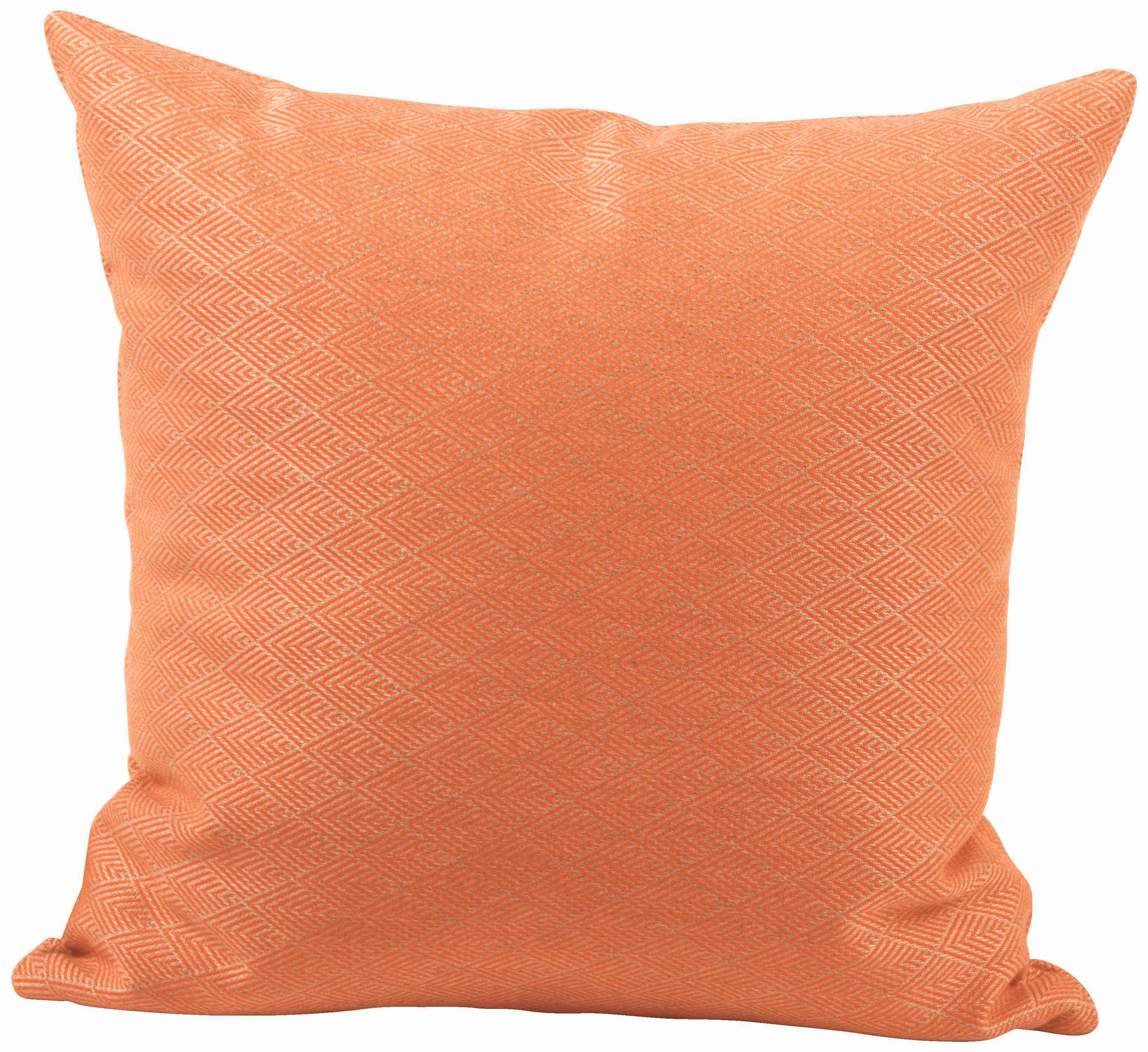 OUTDOOR-KISSEN Raute  - Orange, Basics, Textil (45/45cm) - Stern