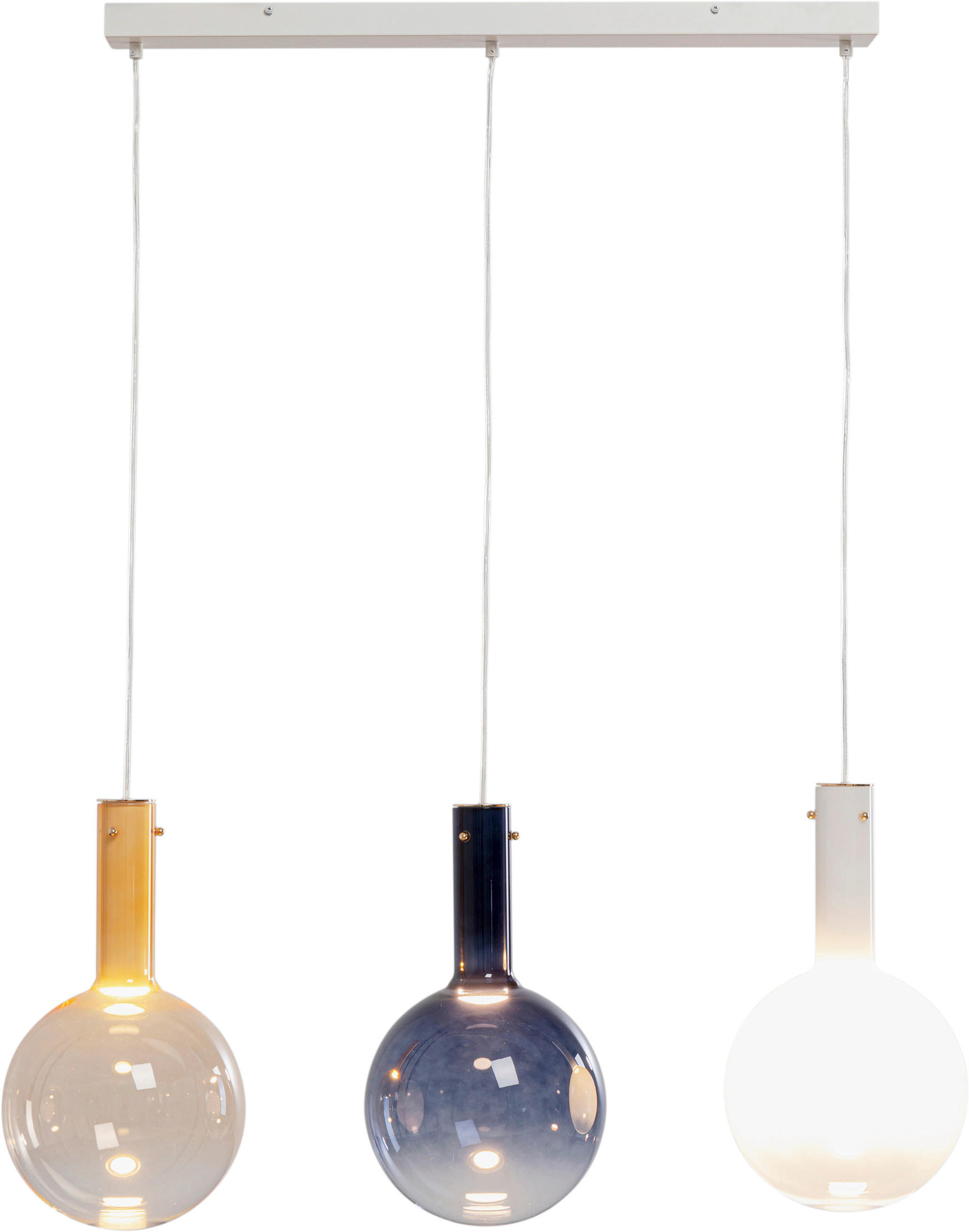 HÄNGELEUCHTE Misteriosa 99/178/25 cm   - MODERN, Glas/Metall (99/178/25cm) - Kare-Design