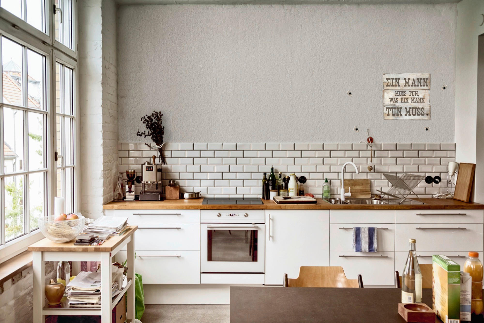 DEKOSTICKER  - Beige/Braun, LIFESTYLE, Kunststoff (50/70cm) - Komar