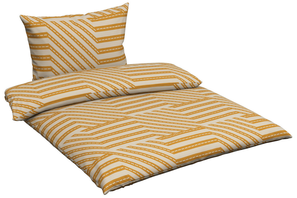 POVLEČENÍ, renforcé, žlutá, 140/200 cm - žlutá, Konvenční, textil (140/200cm) - Bio:Vio