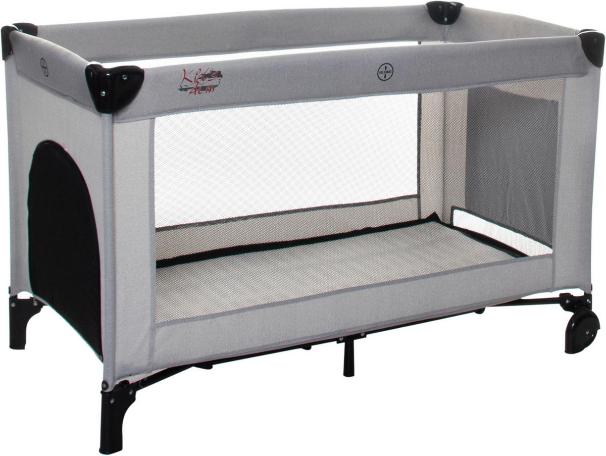 REISEBETT Fresh Air Grau  - Grau, Basics, Holz/Kunststoff (65/78/125cm) - Osann