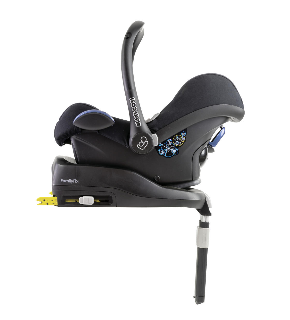 Maxi cosi cabriofix black clearance diamond